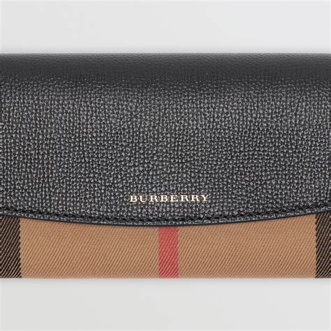 burberry embossed check leather continental wallet review|burberry black wallet.